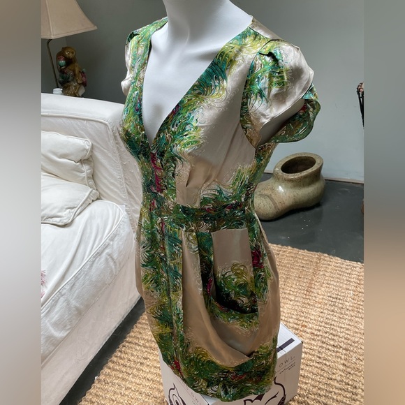 Nanette Lepore Silk Dress With Pockets size 4 - Picture 3 of 9